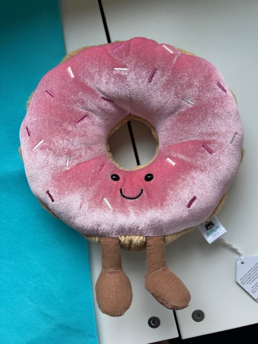 AUTHENTIC NWT Jellycat Amuseables Doughnut with original dust bag